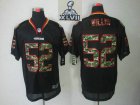 2013 Super Bowl XLVII NEW San Francisco 49ers #52 Willis Camo Fashion ELITE Jerseys