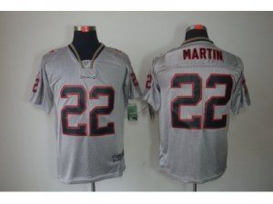 Nike NFL Tampa Bay Buccaneers #22 Doug Martin grey jerseys[Elite lights out]