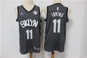Nets #11 Kyrie Irving Dark Gray 2021 Swingman Jersey