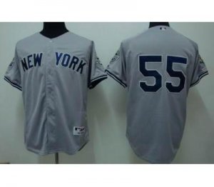 New York Yankees #55 Matsui 2009 world series patchs grey