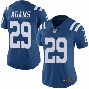 Women\'s Nike Indianapolis Colts #29 Mike Adams Limited Royal Blue Rush NFL Jersey