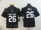 Nike Jets #26 Le'Veon Bell Black Youth New 2019 Vapor Untouchable Limited Jersey