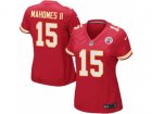 Women Nike Kansas City Chiefs #15 Patrick Mahomes II Game Red Team Color NFL Jersey