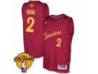 Mens Adidas Cleveland Cavaliers #2 Kyrie Irving Swingman Wine Red 2016-2017 Christmas Day 2017 The Finals Patch NBA Jersey