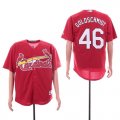 Cardinals #46 Paul Goldschmidt Red Cool Base Jersey