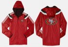 NFL San Francisco 49ers dust coat trench coat windbreaker 3