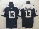 Nike Cowboys #13 Michael Gallup Navy Throwback Vapor Untouchable Limited Jersey