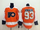 NHL philadelphia flyers #93 voracek orange-white jerseys