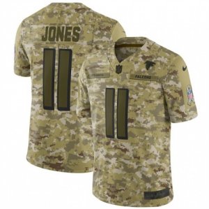 Mens Nike Atlanta Falcons #11 Julio Jones Limited Camo 2018 Salute to Service NFL Jersey