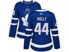 Women Adidas Toronto Maple Leafs #44 Morgan Rielly Blue Home Authentic Stitched NHL Jersey