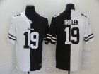 Nike Vikings #19 Adam Thielen Black And White Split Vapor Untouchable Limited Jersey