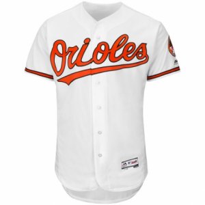 Men\'s Baltimore Orioles Majestic Blank White Alternate Flexbase Authentic Collection Team Jersey