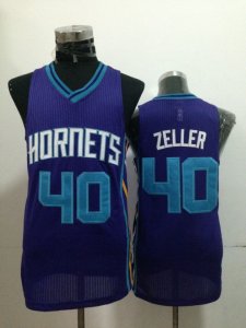 nba Charlotte Hornets #40 ZELLER PURPLE