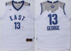 NBA Men Indiana Pacers #13 Paul George White 2016 All Star Stitched Jersey