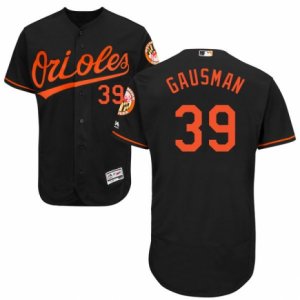 Men\'s Majestic Baltimore Orioles #39 Kevin Gausman Black Flexbase Authentic Collection MLB Jersey