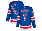 Men Adidas New York Rangers #7 Rod Gilbert Royal Blue Home Authentic Stitched NHL Jerseys