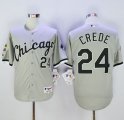 Chicago White Sox #24 Joe Crede Grey 2005 World Series Stitched Baseball Jersey