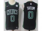 Men Nike Boston Celtics #0 Jayson Tatum Black Stitched NBA Swingman Jersey