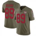 Nike Giants #89 Mark Bavaro Olive Salute To Service Limited Jersey