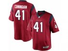 Mens Nike Houston Texans #41 Zach Cunningham Limited Red Alternate NFL Jersey