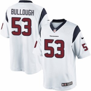 Mens Nike Houston Texans #53 Max Bullough Limited White NFL Jersey