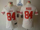 2013 Super Bowl XLVII Women NEW NFL san francisco 49ers #84 moss white(new limited)