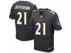 Nike Baltimore Ravens #21 Tony Jefferson Black Alternate Mens Stitched NFL New Elite Jersey