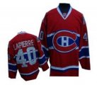 nhl montreal canadiens #40 lapierre red