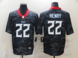 Mens Tennessee Titans #22 Derrick Henry 2020 Camo Limited Stitched