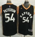 Toronto Raptors #54 Patrick Patterson Black Gold Stitched NBA Jersey