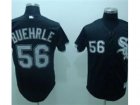 MLB Chicago White Sox #56 Mark Buehrle Jersey balck