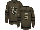 Adidas Vegas Golden Knights #5 Deryk Engelland Authentic Green Salute to Service NHL Jersey