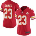 Women's Nike Kansas City Chiefs #23 Phillip Gaines Limited Red Rush NFL Jersey