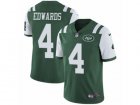 Mens Nike New York Jets #4 Lac Edwards Vapor Untouchable Limited Green Team Color NFL Jersey