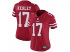 Women Nike San Francisco 49ers #14 Jeremy Kerley Vapor Untouchable Limited Red Team Color NFL Jersey
