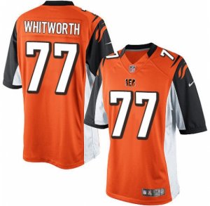 Men\'s Nike Cincinnati Bengals #77 Andrew Whitworth Limited Orange Alternate NFL Jersey