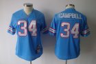 women nfl tennessee titans #34 earl campbell blue[2011]