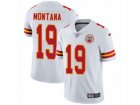 Nike Kansas City Chiefs #19 Joe Montana Vapor Untouchable Limited White NFL Jersey