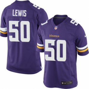 Men\'s Nike Minnesota Vikings #50 Travis Lewis Limited Purple Team Color NFL Jersey