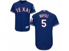 Mens Majestic Texas Rangers #5 Mike Napoli Royal Blue Flexbase Authentic Collection MLB Jersey