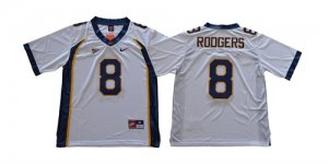 California Golden Bears #8 Aaron Rodgers White College Football Jersey