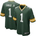 Nike Packers #1 Darnell Savage Jr. Green 2019 NFL Draft First Round Pick Vapor Untouchable