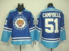 nhl florida panthers #51 campbell blue 2011 new