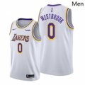 Men Lakers Russell Westbrook 2021 trade white association edition