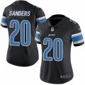Women's Nike Detroit Lions #20 Barry Sanders Limited Black Rush NFL Jersey