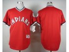 MLB Cleveland Indians Blank Red 1974 Turn Back The Clock Stitched Baseball jerseys