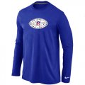 Nike NFL 32 teams logo Collection Locker Room Long Sleeve T-Shirt Blue