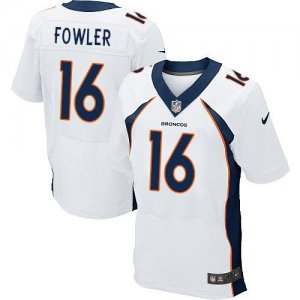 Nike Denver Broncos #16 Bennie Fowler White Men Stitched NFL New Elite Jersey