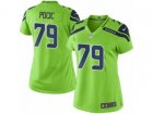 Women Nike Seattle Seahawks #79 Ethan Pocic Limited Green Rush NFL Jersey