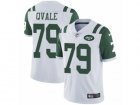 Mens Nike New York Jets #79 Brent Qvale Vapor Untouchable Limited White NFL Jersey
